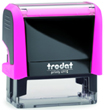 Trodat Printy 4913 Neon Pink Self-Inking Stamp