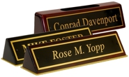 Piano Finish Easel Desk Sign