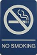 WADANS - Molded ADA Signage 6x9 No Smoking