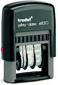 Trodat Printy 4820M - Stock Line Dater, MILITARY Date Size 5/32"
