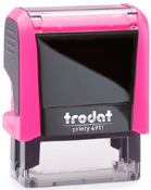 Trodat Printy 4911 Neon Pink Self-Inking Stamp