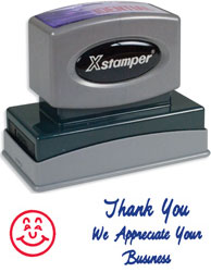 SHA3287 - Jumbo Stock Stamp - THANK YOU WE APPRECIATE YOUR BUSINESS
