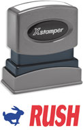SHA2040 - Stock Stamp - Blue/Red - RUSH